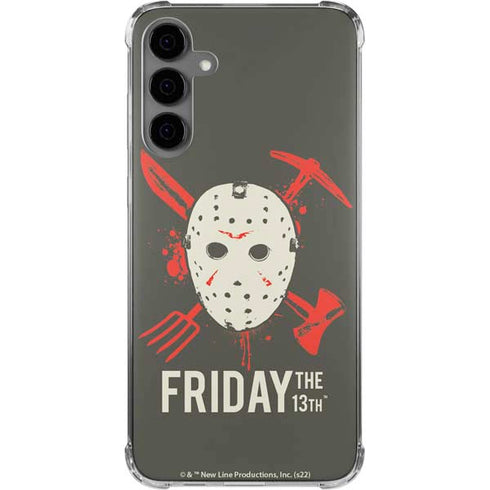 Warner Bros Friday the 13th Jason Voorhees Mask Galaxy S24 Plus Clear Case